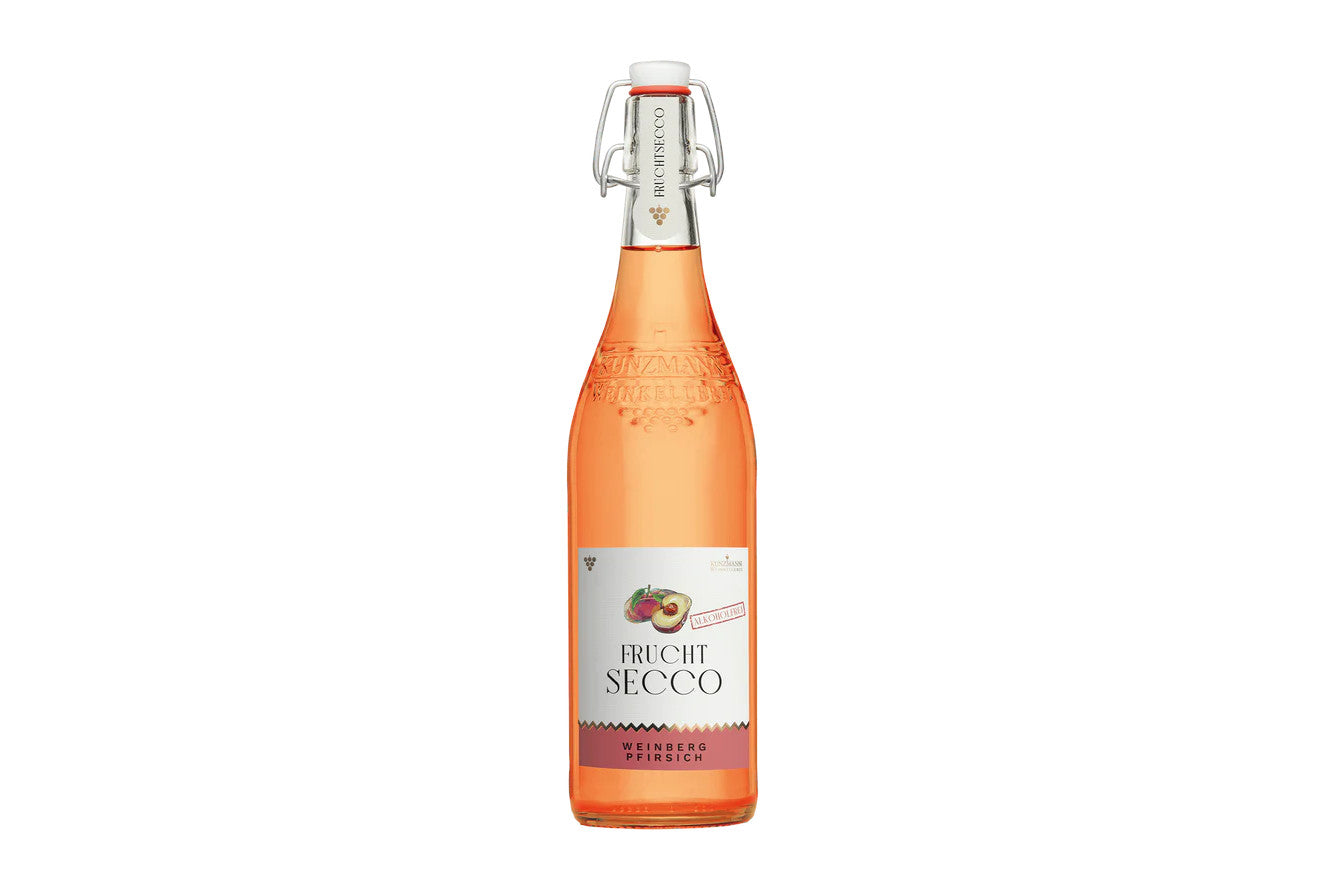 Fruchtsecco | Weinbergpfirsich | alkoholfrei | 0.75 L