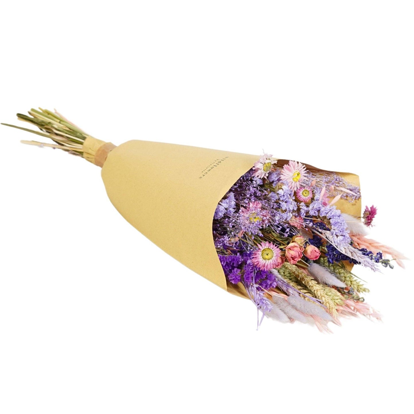 Trockenblumen - Feldstrauß - Lila Glanz