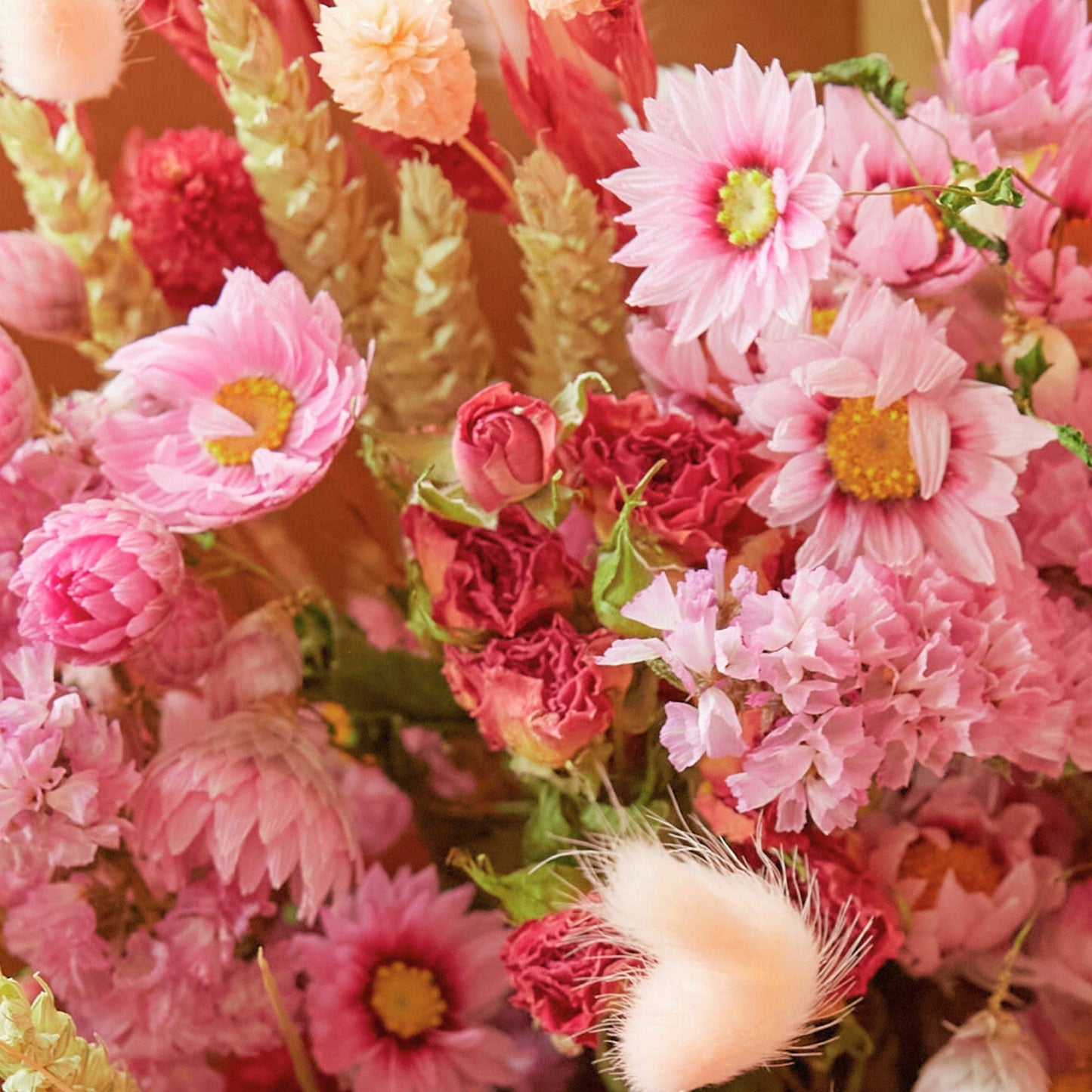 Trockenblumen - Klassischer Strauß - Süße Umarmung