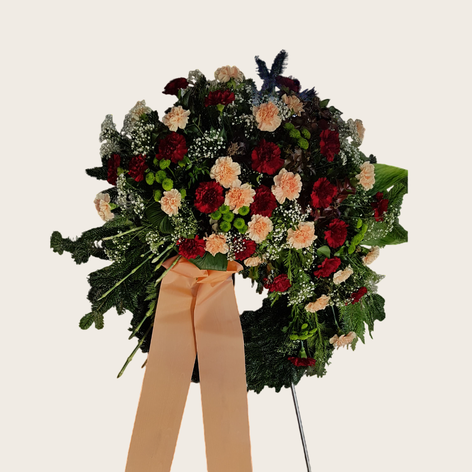 Trauerkranz mit Schleife - Dankbare Erinnerung