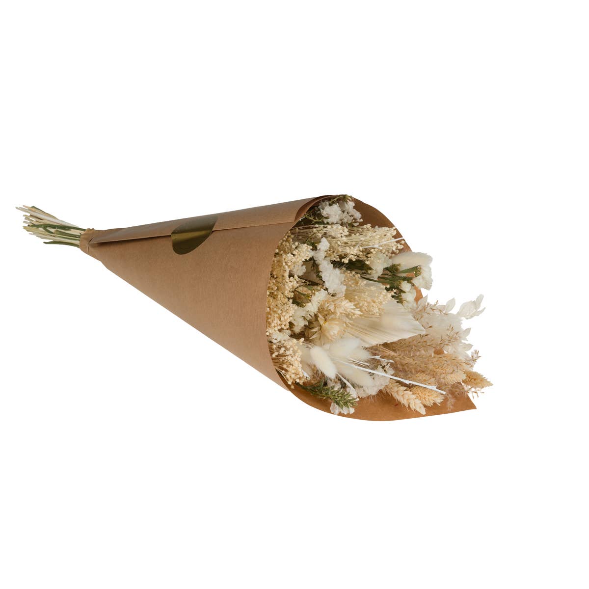 Trockenblumen - Feldstrauß Exclusive - Weiß