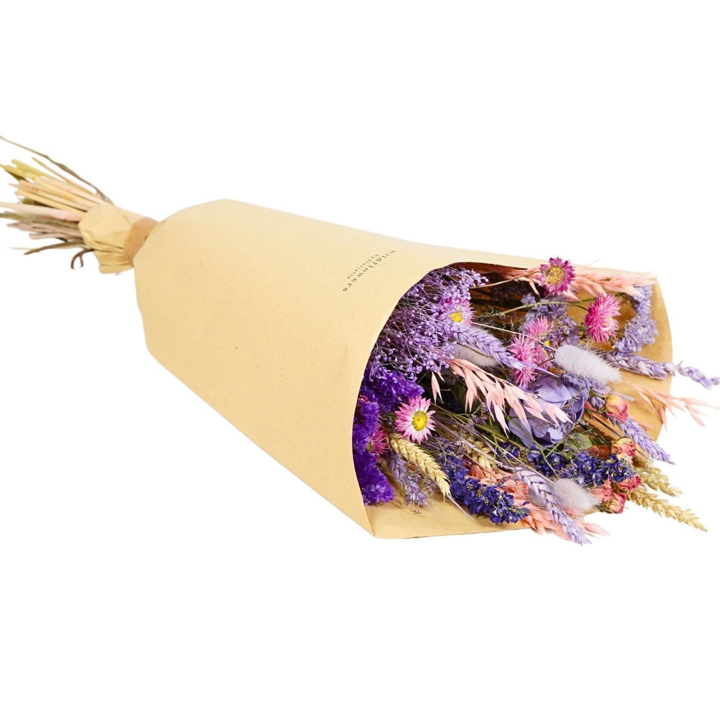 Trockenblumen - Feldstrauß - Lila Glanz