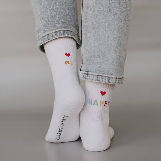 Socken weiß Be happy M (VE = 5 Stk.)
