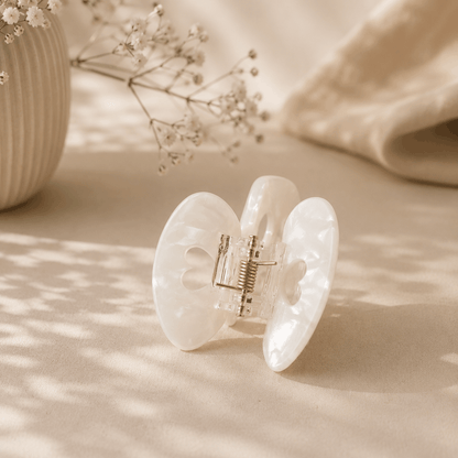 Haarspange Herz Pearl