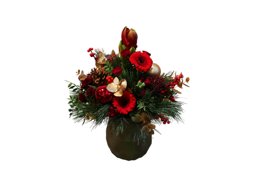 Saisonstrauß - Mrs. Santa