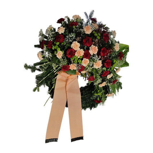 Trauerkranz mit Schleife - Dankbare Erinnerung