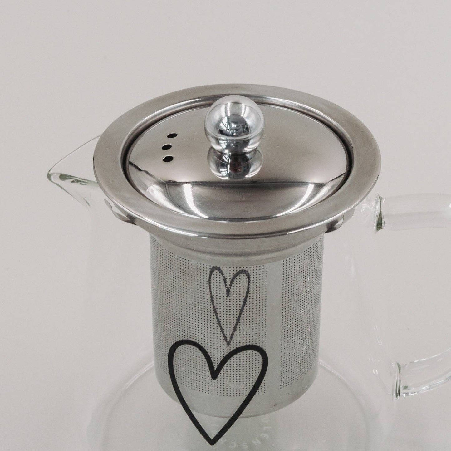 Teekanne Herz 550ml (VE = 6 Stk)